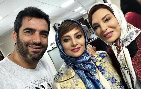 سلفی افسانه بایگان با  یکتا ناصر و همسرش + عکس