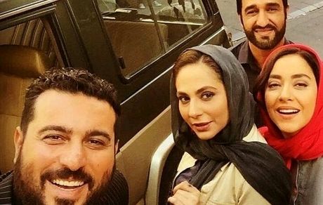 محسن کیایی در جمع بازیگران معروف + عکس