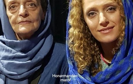 شباهت بیش از حد خانم بازیگر چشم آبی به مادرش 