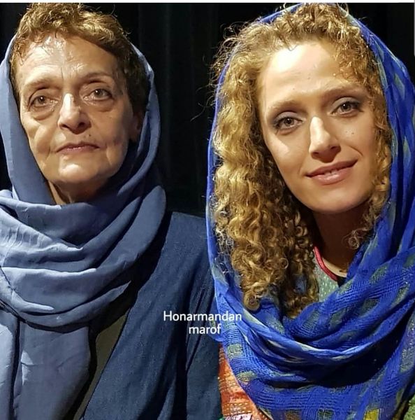 شباهت بیش از حد خانم بازیگر چشم آبی به مادرش 