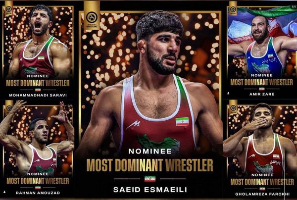 ۵ کشتی‌گیر ایرانی در جمع نامزدهای برترین کشتی‌گیران سال جهان