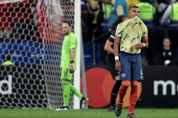 کلمبیا مقابل شیلی باخت و حذف شد/ VAR هم به داد کیروش نرسید!