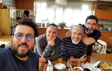 صبحانه خوری بازیگران معروف با هم + عکس