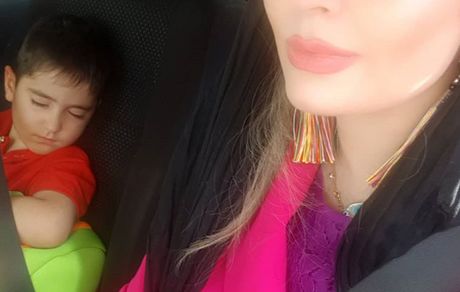 سپیده خداوردی و پسرش + عکس