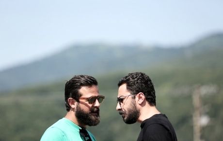 هومن سیدی و بازیگر معروف در فضایی زیبا + عکس