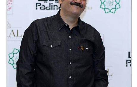 ژست بانمک مهران غفوریان در جشن حافظ + عکس