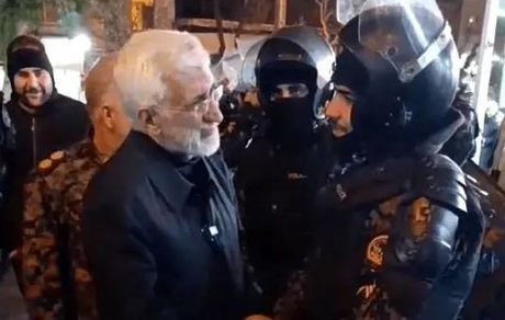 سعید جلیلی برای قدردانی به جمع مأموران یگان ویژه رفت