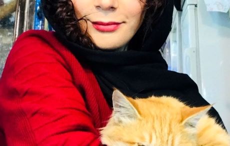 گربه بامزه خانم بازیگر + عکس