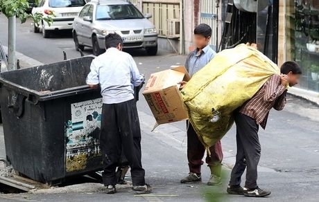 درآمد روزانه زباله‌گردها 