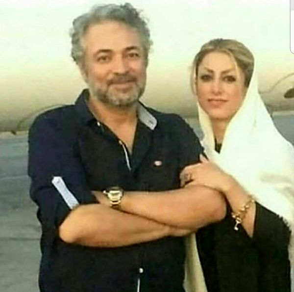 زنده یاد حسن جوهرچی و همسرش + عکس