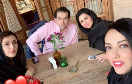 رستوران گردی لیلا اوتادی با دوستان قدیمی اش + عکس