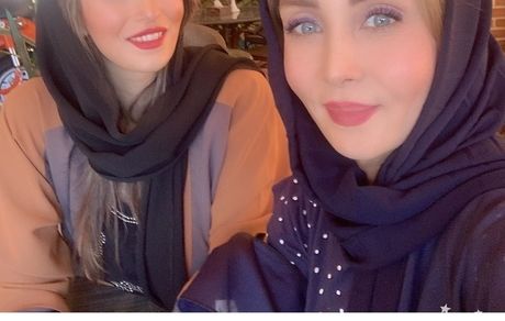 سلفی زیبای حدیث فولادوند و فرشته اش + عکس