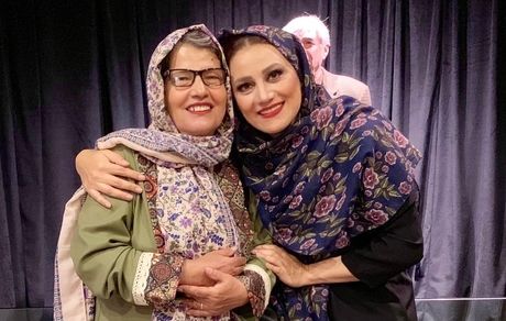  شبنم مقدمی و مادرش + عکس