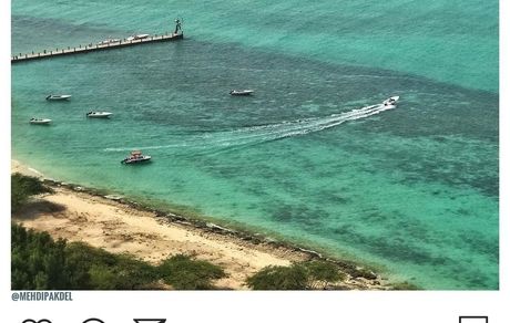 عکس ساحلی همسر سابق بهنوش طباطبایی