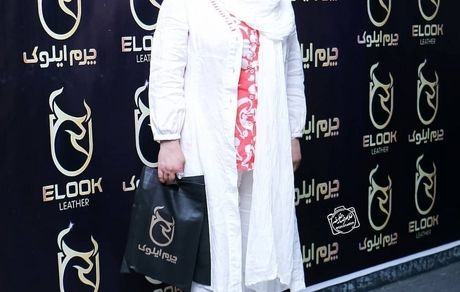 بازیگر پس از باران سفید پوش شد + عکس