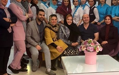 بهاره رهنما در یک کلینیک زیبایی + عکس