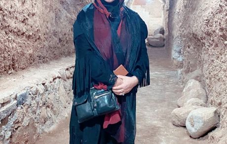 تفت گردی های خانم بازیگر + عکس