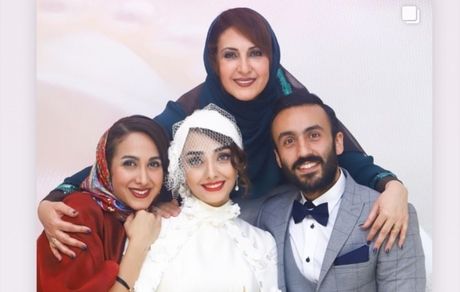 تبریک عروسی پسر ِ فاطمه گودرزی + عکس