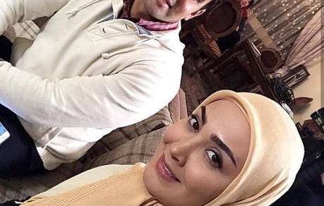 مریم معصومی در کنار آقای بازیگر مشهور + عکس