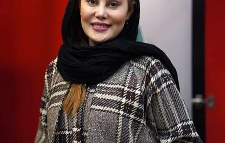 مانتوی چهارخونه ارام جعفری + عکس