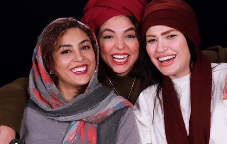 خنده های زیبای خانم های بازیگر + عکس