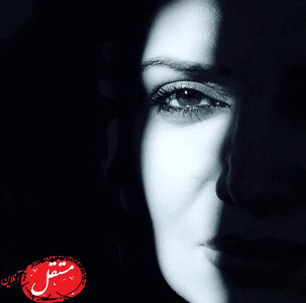 صورت نصفه نیمه الهام پاوه نژاد در تاریکی + عکس