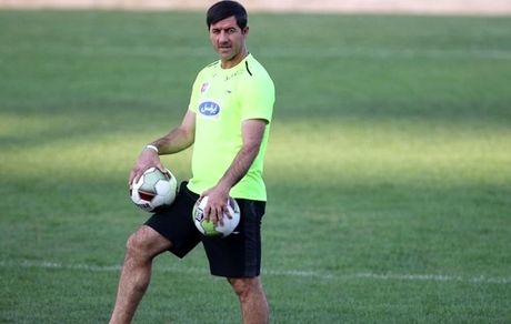 حضور باقری در تمرین تیم ملی فوتبال