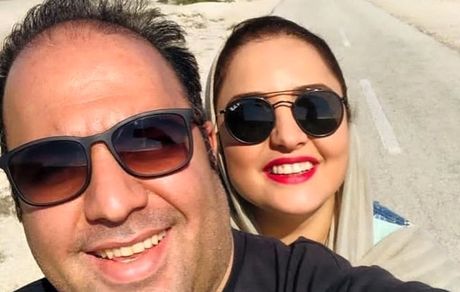 ستایش و شوهرش در جاده + عکس