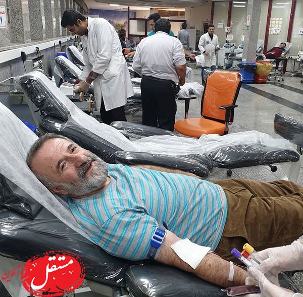 آقای بازیگر در بیمارستان + عکس