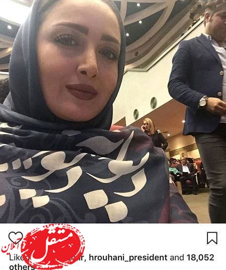 روسری خاص شیلا خداداد + عکس