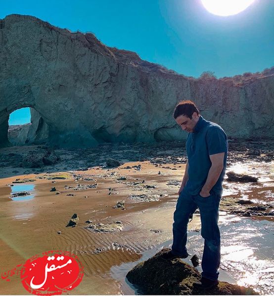 اخگر خان در ساحلی زیبا + عکس