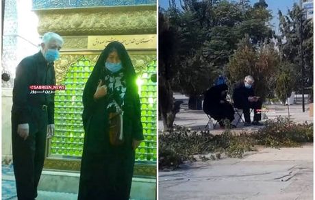 میرحسین موسوی و همسرش به زیارت رفتند + عکس