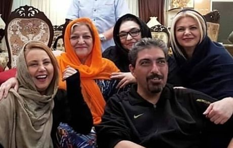 بهنوش بختیاری در میان خانواده اش + عکس