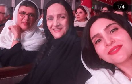 سلفی شاد دختر و همسر مهدی هاشمی + عکس