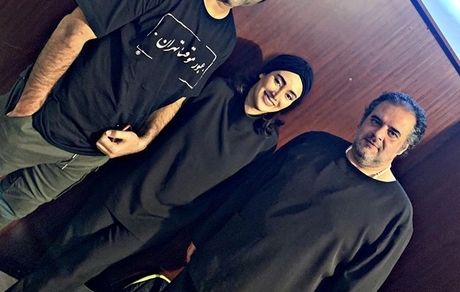 بهاره افشاری در کنار فوتبالیست مشهور +  عکس