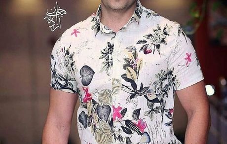 پیراهن گل گلی آقای مانکن + عکس