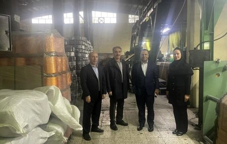 حضور معاون حقوقی و وصول مطالبات بانک ( عضو هیات عامل ) در مدیریت استانی بانک صنعت و معدن گیلان