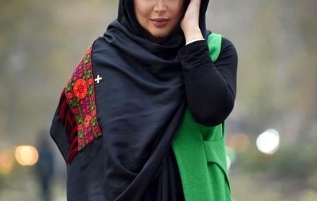 شال سنتی خانم بازیگر + عکس