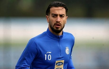 قهر باقری از تمرینات امروز استقلال 