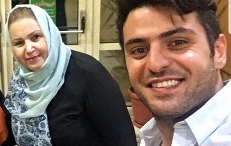 سلفی علی ضیا و مادرش + عکس