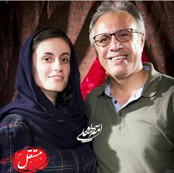 عمو فتیله ای و دخترش + عکس