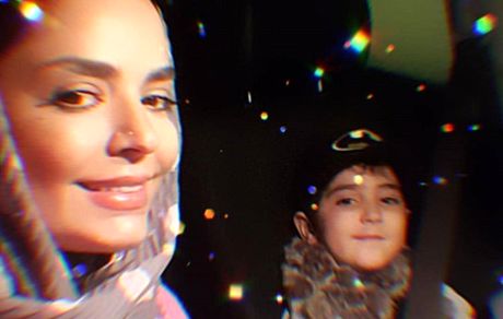 ستاره بارون شدن شب سپیده خداوردی و پسرش + عکس