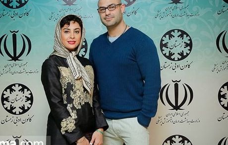  حدیثه تهرانی و همسرش + عکس