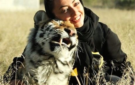 قرتی بازی های  نفیسه روشن / با حجاب جذابتر است یا پلنگی ؟ 