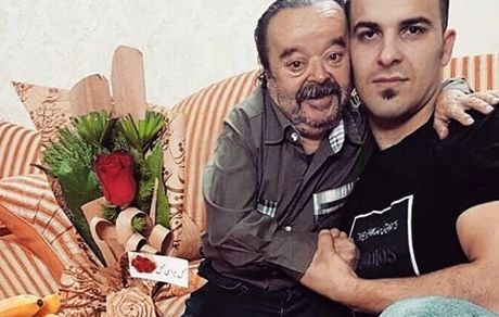 بازیگر پیشکسوت سینما در کنار پسرش