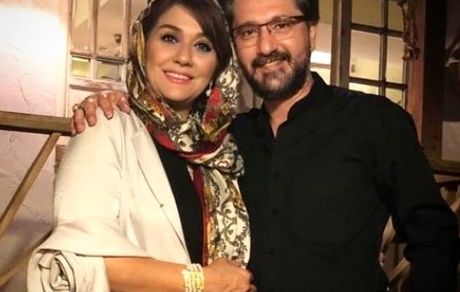 امیر حسین مدرس و همسرش + عکس