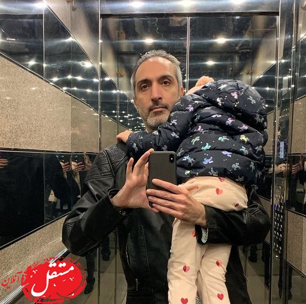 سلفی امیرمهدی ژوله با دختر خوابش + عکس