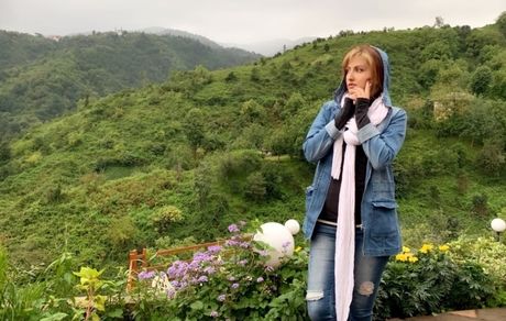 شرکت کننده رالی در دل طبیعت + عکس