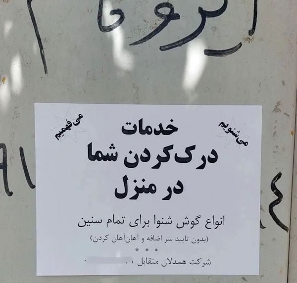 عکسی از یک شغل عجیب و غریب در ایران